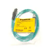 Turck RSCD RJ45 440-1M Ethernet Extension Cordset, M12 RJ45 1m, U-04390