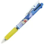 小禮堂 迪士尼 小熊維尼 日本製 三色筆 0.5MM JETSTREAM (黃星空款)