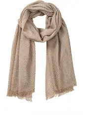 [Gregory Ladner] Pleated Evening Wrap in Champagne
