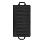 Pre-Seasoned Non Stick Griddle Pan Easy Cleanup Quick Food Release