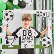 Customisable Kick Off Party Football Photo Booth Frame