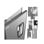 Curtron SPCD-30-SS-DBL-3648 Kitchen Traffic Door