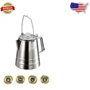 Classic 12-Cup Stainless Steel Percolator - Perfect for Flavorful Brews