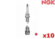 NGK Spark Plug Platinum FOR Toyota Supra 93-02 3.0 i Bi-Turbo (JZA80) Coupe x10