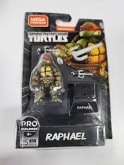 Mega Construx PRO-BUILDERS TEENAGE MUTANT NINJA TURTLES Raphael 25 Pcs RARE