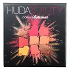 Huda Beauty Eyeshadow Palette CORAL OBSESSIONS 9 Shades Matte Shimmer Metallic