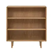 6IXTY Niche 3-Tier Display Bookcase Wooden Storage Shelves - Natural