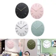 Minimalist Analog Quartz Wall Clock Hanging Clock 4 Colors Option.1pc ABS