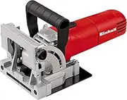 Einhell TC-BJ 900 Biscuit Jointer | 860W Plate Joiner With 100mm Mini Circular Saw Cutter, Variable Cutting Depth (Max 14mm) | Biscuit Joiner With Dust Extraction For Woodworking, Red