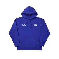 在飛比找博客來優惠-Kaws x The North Face 帽T 藍色 NF