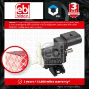 Boost Pressure Control Valve fits SEAT ALHAMBRA 710 1.4 10 to 15 03C906283A Febi