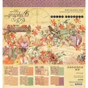 Graphic 45 Hello Pumpkin 8" Paper Pad 24pc