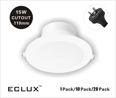 7W 15W LED DIMMABLE DOWNLIGHT KIT COLOUR CHANGABLE DIY PLUG 70MM 110MM CUTOUT