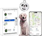 sotfkd Dog Tracker-Airtag Dog Collar-Android Airtag-GPS Tracker for Dogs-Pet Tracker | Android and iOS Universal | No Charging Required | No Monthly Fee | Waterproof