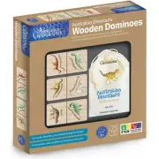 Australian Geographic - Australian Dinosaurs Wooden Dominoes Game from Tates ...