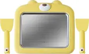 Zetqhuu Cold Plate for Rolled Ice Cream, Cold Plate Yoghurt Roller Maker Tray, Non Electric Household Ice Cream Pan for Child Families Activities Kids Teen Friends