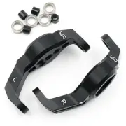 Alloy Bearing Supported C Hubs 2 pcs Black to suit Traxxas TRX-4 - Rock Crawler