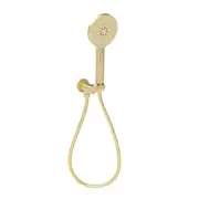 Cora Round Hand Shower On Wall Outlet Bracket Brushed Nickel/Brushed Gold/Gun Metal