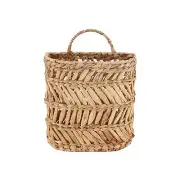 Wicker Hanging Basket Handmade Woven Hanging Storage Basket Natural Wicker De