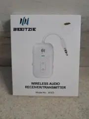 Beeitzie Wireless Audio Receiver / Transmitter Bluetooth Multi-Device White