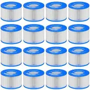 Type Ⅵ Hot Tub Spa Filter Replacement Compatible with Lay-Z-Spa,Coleman SaluSpa 90352E 58323,Inflatable Hot Tub,Swimming Pool Pump Filter Type Ⅵ Cartridge,16 Pack