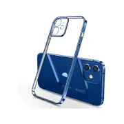 Iphone TPU Clear Case 7/8 Soft Case Dark Blue ShockProof Cover