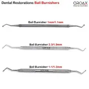 Dental Ball Burnisher Composite Amalgam Plastic Filling Restorative Instruments