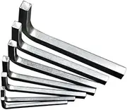 7PCS Set of Chromium Vanadium Steel L-Shape Square Head Wrench for Square Screws