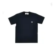 [STONE ISLAND] STONE ISLAND Logo patch T-shirt Kids 12Y 12Y Blue