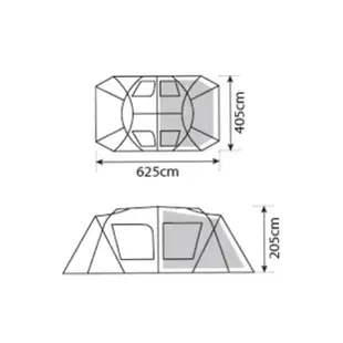 snow peak Land Lock 別墅帳 TP-671客廳+寢室帳 全家出遊推薦 好搭好收