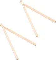 BESPORTBLE 2 Pairs Wooden Drum Sticks for Short Maple Percussion Instrument with Smooth Surface for Various Drums for Practice and Performance