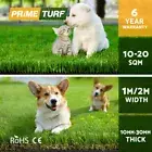 Prime Turf Artificial Grass Synthetic Fake Lawn 10-20SQM Turf Fake Green Plant