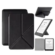 Kindle Paperwhite 5 11th Gen Origami Smart Folding Folio Case Cover-Black