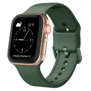 For Apple Watch SE,40-mm Case,Pin Buckle Silicone Watch Band,Clover