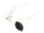 93088 Extension cable sockets: 1 PVC black 3x1.5mm2 5m 10A Goobay