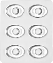 Labymos 6Pcs/Set Soft Toe Corn Pad Callus Cushions Transparent Wear-Resistant Shoes rt Stickers Foot Care Toe Protectors