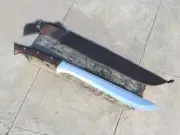 Custom Handmade Carbon Steel Blade Survival Machete Sword| Hunting | Camping