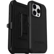 OtterBox Defender Apple iPhone 15 Pro (6.1') Case Black - (77-92536), DROP+ 4X Military Standard, Multi-Layer,Included Holster,7 Years Warranty 77-92536