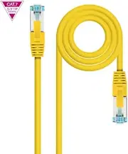 Monkey Ladder Cat.7 600MHZ LSZH SFTP PIMF AWG26 Network Cable, Yellow, 30 cm