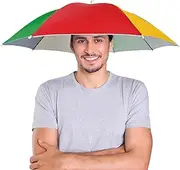 Umbrella Hat Elastic headband Umbrella Hats for Women Men Hands Free Umbrella