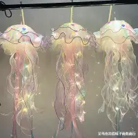 在飛比找蝦皮購物優惠-Led美人魚水母燈籠燈餐具燈美人魚主題生日派對裝飾婚禮用品