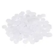 200pcs Sewing Button 15mm 2 Holes Resin Round Craft Buttons, White