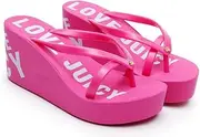 [DDWRGD] Chunky Flip Flops Womens Flip Flop Slip on Platform Sandals Summer Thong Heel Height Wedge Flip Flops for Women