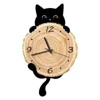 在飛比找蝦皮商城精選優惠-時鐘 掛壁 貓咪時鐘掛鐘 貓咪時鐘掛鐘 貓咪靜音掛鐘2023