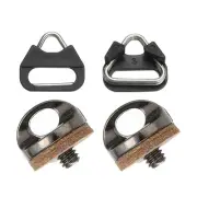 1/4" Camera Neck Strap Screw Holder and Camera Strap Lug Ring, 2 Set Dark Silver