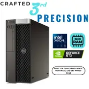 Dell 5810 Gaming Desktop Tower Xeon 6-Core 256GB 32GB RAM 4GB GTX 1050ti Windows 11 - Refurbished (Grade A)