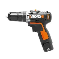 在飛比找momo購物網優惠-【WORX 威克士】12V 鋰電三用震動電鑽 雙電池(WX1