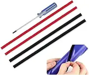 [ODASHEN] 4X Plush Strips Replacment for Dyson V6,V7,V8,V10 Vacuum Cleaner Rolling Brush Strips, with 1 Screwdriver