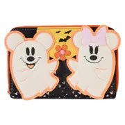 Disney Mickey & Friends Halloween Zip Wallet Coin Purse 6x4in