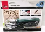 PLAID 2-n-1 Craft Tool 8 Pcs Woodworking Craft DIY Hobby - New in Package